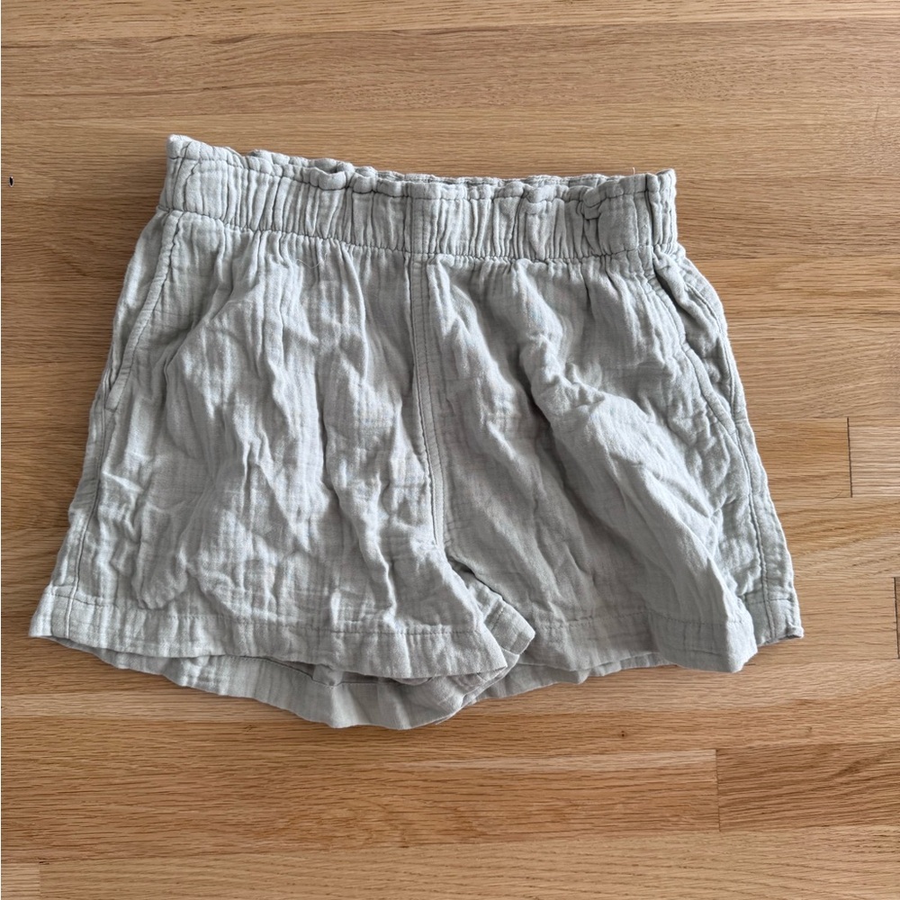 H&M Light Gray High Waist Shorts